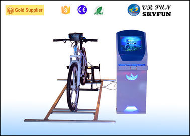 Крытое оборудование спорта занятности велосипеда виртуальной реальности 9Д ВР с стеклами Вюлукс