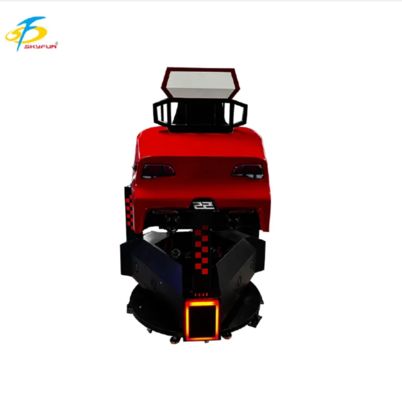 Аркадный гоночный автомат с 3 экранами - вращение на 360°, обратная связь по усилию, 3D-аудио, высокая частота обновления, захватывающий VR-симулятор вождения для развлекательных центров и аркад