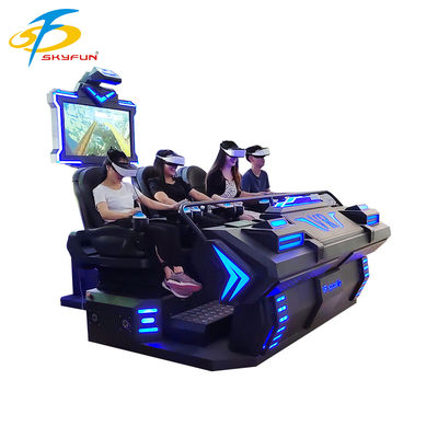 9D VR 4-местный кинотеатр с более чем 100 фильмами и 15 интерактивными играми