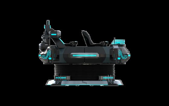 Индивидуальный FUN UFO 5-местный VR кинотеатр-симулятор | Многопользовательский аттракцион 9D VR с очками DPVR, 32-дюймовым монитором, надежной проволочной петлей Sempre и большой системой движения – SKYFUN