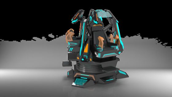 Забавный Звездный Башня 3-местный VR Симулятор кино. Эксклюзивный 9-DOF дизайн движения, 360° дисплей, множественные специальные эффекты, DPVR очки и 3-игроков захватывающей поездки