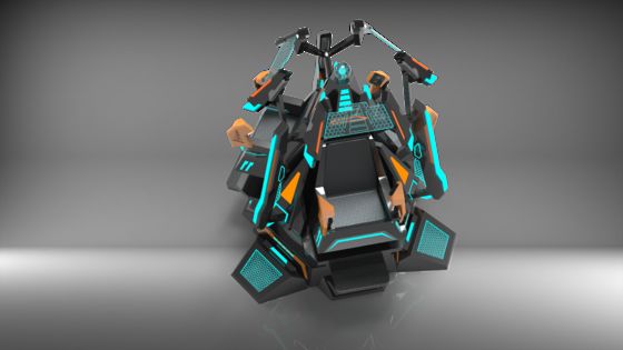 Забавный Звездный Башня 3-местный VR Симулятор кино. Эксклюзивный 9-DOF дизайн движения, 360° дисплей, множественные специальные эффекты, DPVR очки и 3-игроков захватывающей поездки