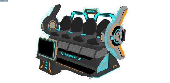 Кинотеатр VR на 4 места FUN Cinema | Многопользовательский аттракцион 9D VR с динамическими эффектами, большим передним экраном, сплит-дизайном, очками DPVR и динамическими спецэффектами – Производитель SKYFUN