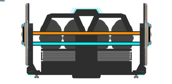 Кинотеатр VR на 4 места FUN Cinema | Многопользовательский аттракцион 9D VR с динамическими эффектами, большим передним экраном, сплит-дизайном, очками DPVR и динамическими спецэффектами – Производитель SKYFUN