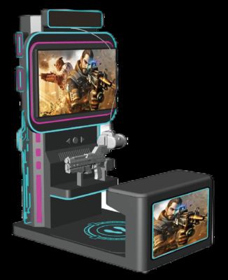 Симулятор стрельбы в VR Fun Flyer | Самообслуживание с оплатой монетами и QR-кодом, VR-стрельба с дизайном сиденья, 10+ игр, очки DPVR E3S и 42-дюймовый монитор – Производитель SKYFUN
