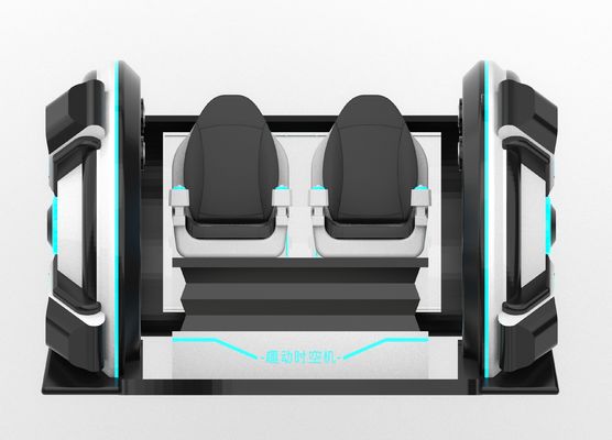 Забавный 2-местный VR-симулятор кинотеатра. ∙ Кранк-движение, дизайн из стекловолокна, двойной кресло для родителей-детей или пар, 56 игр, DPVR E3-S и 44-дюймовый сенсорный монитор ∙ SKYFUN производитель