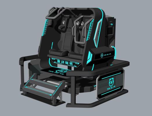 Развлекательный вращающийся звездный VR-симулятор на 2 места | Вращение на 360°, компактный дизайн, 20 игр со спецэффектами, очки DPVR E3S и 32-дюймовый монитор – Производитель SKYFUN