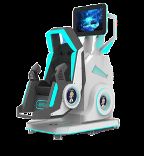 Забавный вращающийся звёздочек 1-местный 360° VR симулятор. Бесконечное вращение, компактный дизайн, 20 игр со специальными эффектами, очки DPVR E3S и 32-дюймовый монитор