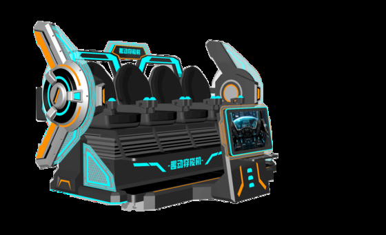 Кинотеатр VR на 4 места FUN Cinema | Многопользовательский аттракцион 9D VR с динамическими эффектами, большим передним экраном, сплит-дизайном, очками DPVR и динамическими спецэффектами – Производитель SKYFUN