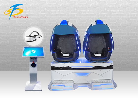 Привлекательный стул яйца парка атракционов ВР + кино 9Д ВР с игрой стрельбы